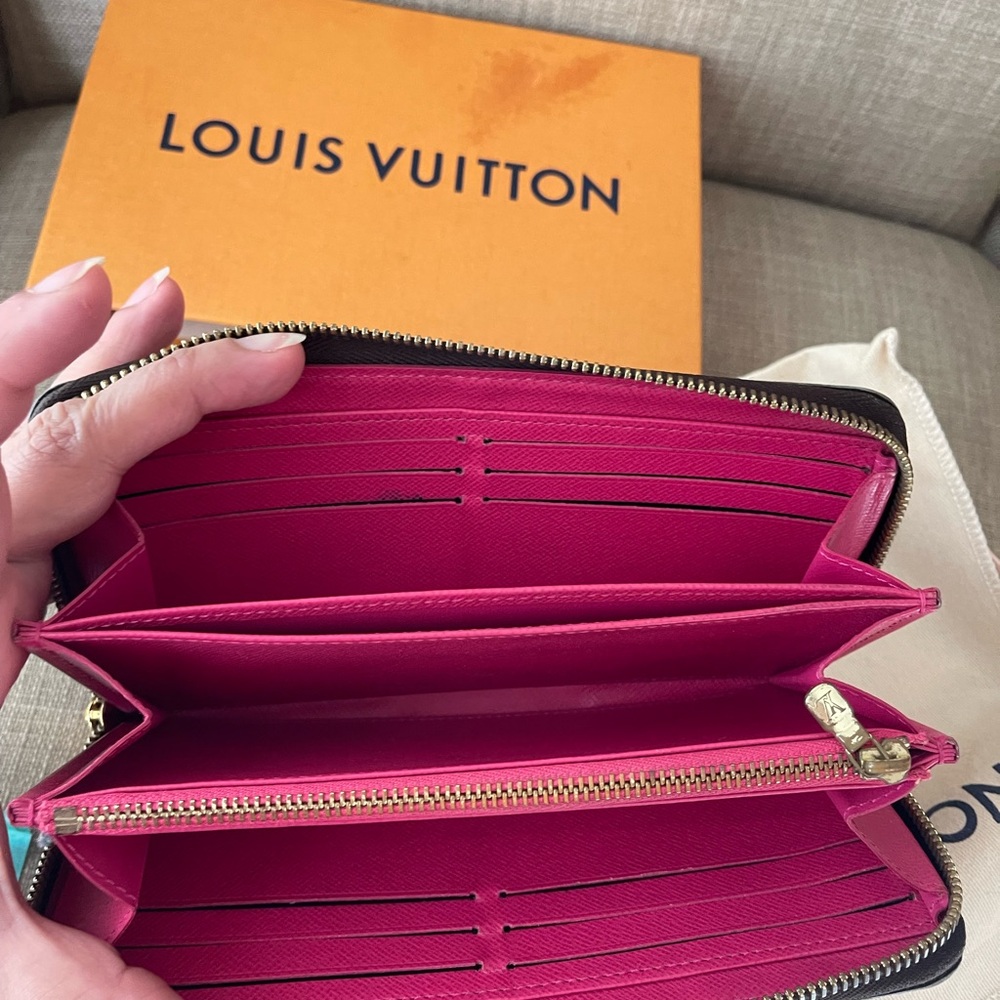 Authentic LOUIS VUITTON Monogram Printed Zippy Zip Around Long Wallet CA3178 - Picture 11 of 16